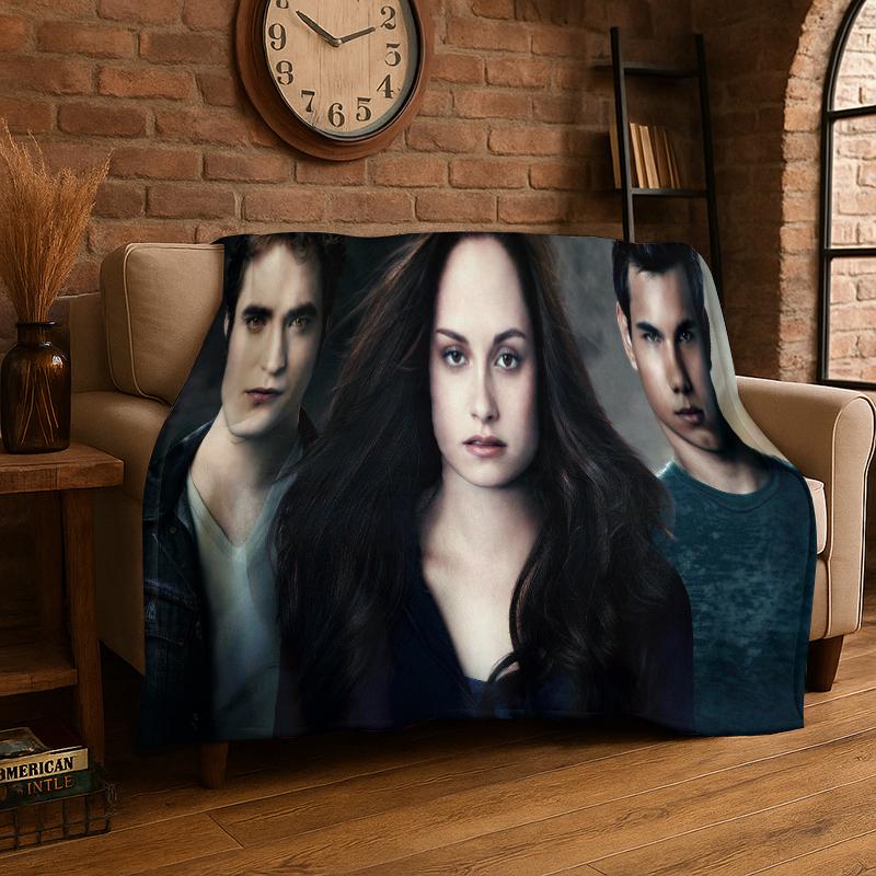 Classic Twilight Saga Edward Bella Flannel Blanket Soft Warm Throw Blanket for Bedroom Living Room Bed Travel Camping Picnic 75x90cm
Classic Twilight Saga Edward Bella Flannel Blanket Soft Warm Throw Blanket for Bedroom Living Room Bed Travel Camping Picnic 75x90cm