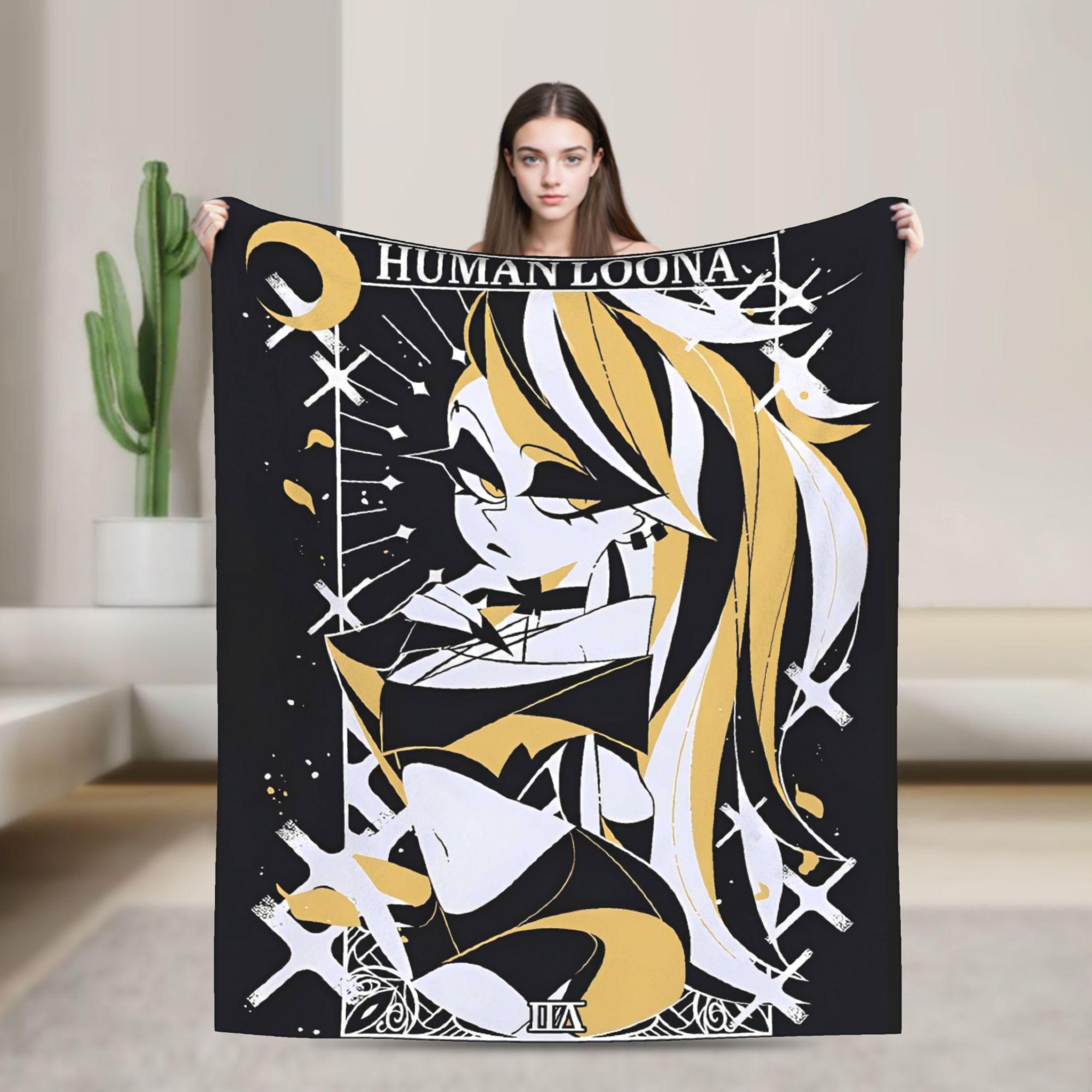 Helluva Boss Loona Flannel Blankets Warm Throw Blanket for Living Room Airplane Travel Graphic Bedspread Sofa Bed Cover 75x90cm
Helluva Boss Loona Flannel Blankets Warm Throw Blanket for Living Room Airplane Travel Graphic Bedspread Sofa Bed Cover 75x90cm