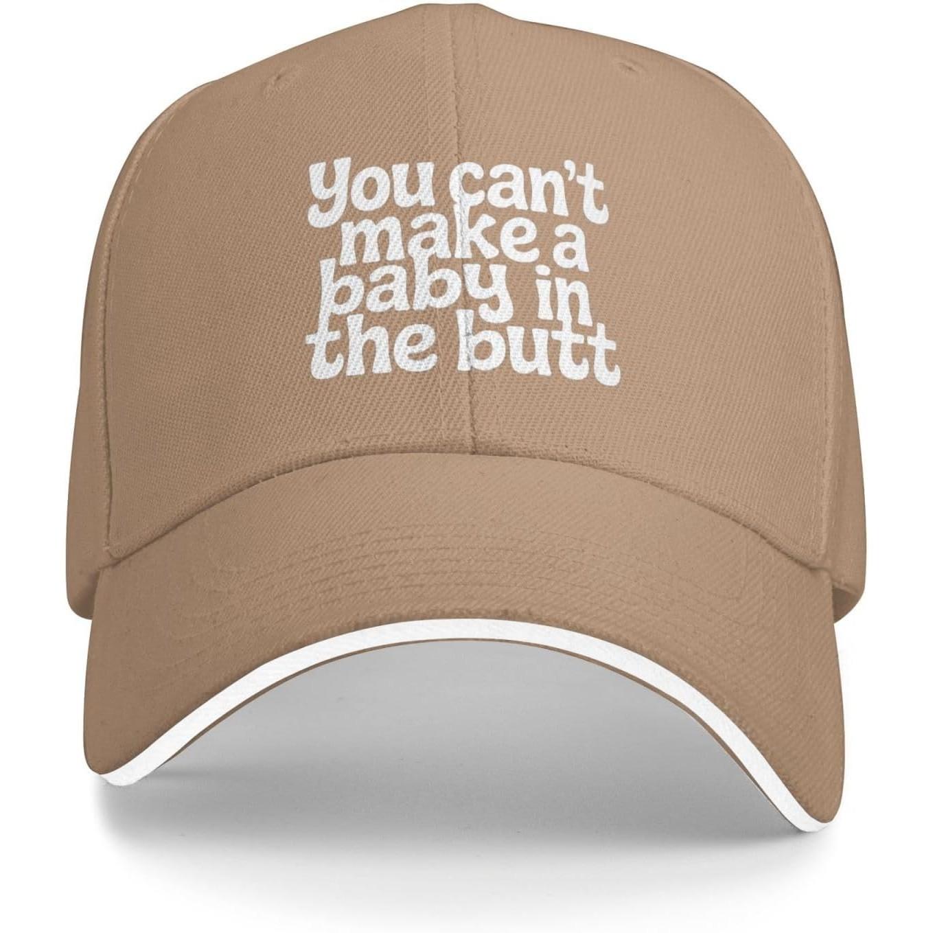 You Can t Make A Baby In The Butt Baseball Cap Funny Polyester Casual Snapback Hat Adjustable
You Can t Make A Baby In The Butt Baseball Cap Funny Polyester Casual Snapback Hat Adjustable