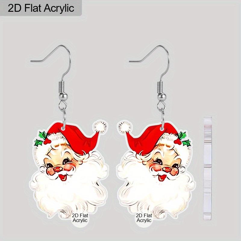 Плоские акриловые рождественские серьги 2D для женщин, смешные, легкие, красочные, с Санта-Клаусом, серьги-подвески, аксессуары для рождественской вечеринки, ювелирные изделия
Плоские акриловые рождественские серьги 2D для женщин, смешные, легкие, красочные, с Санта-Клаусом, серьги-подвески, аксессуары для рождественской вечеринки, ювелирные изделия