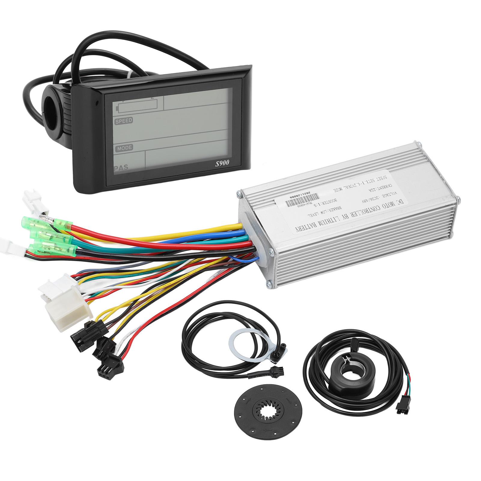 Electric Bike Controller Kit 22A Common Controller 36V 48V with LCD S900 Panel for 500W Motor
Electric Bike Controller Kit 22A Common Controller 36V 48V with LCD S900 Panel for 500W Motor
