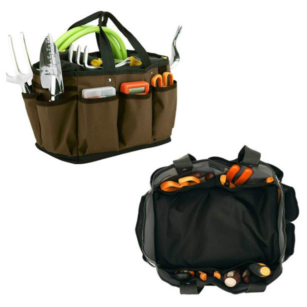KG0050 Gardening Tool Storage Bag Oxford Cloth Multiple Pockets Plant Tool Kit Tote Coffee
KG0050 Gardening Tool Storage Bag Oxford Cloth Multiple Pockets Plant Tool Kit Tote Coffee