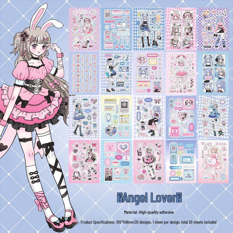 PaperMore Sticker Book: Electric Music Girl & Sweetheart Leader Stickers for Cute DIY Diary Projects
PaperMore Sticker Book: Electric Music Girl & Sweetheart Leader Stickers for Cute DIY Diary Projects