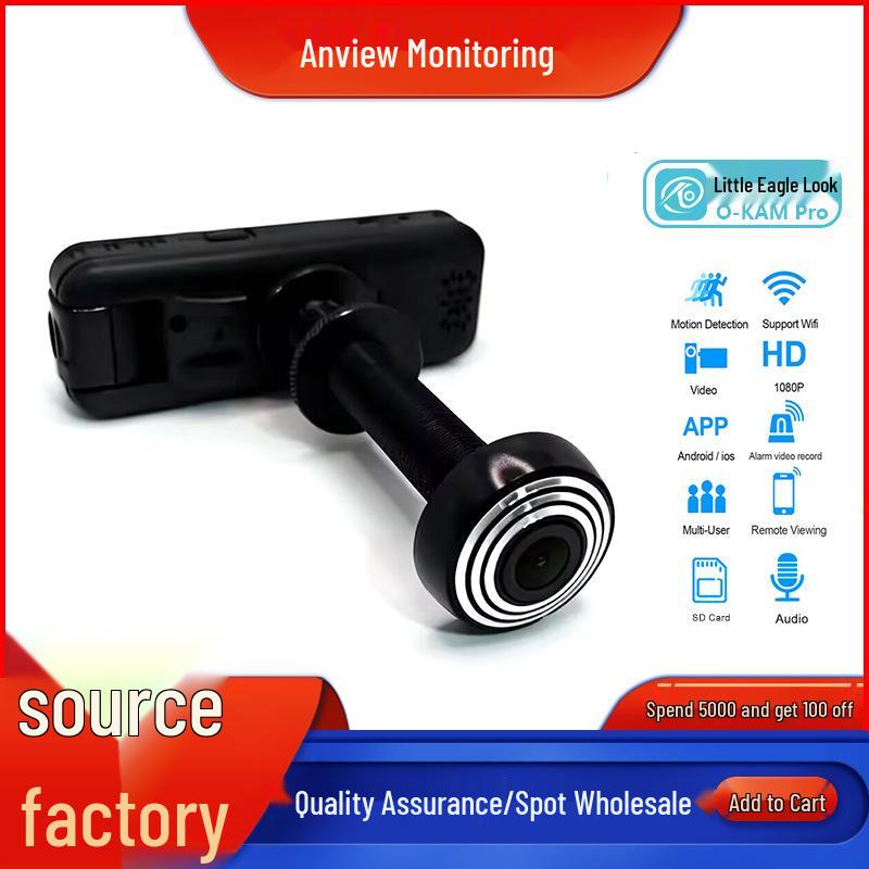Little Eagle 2M HD WiFi Peephole Camera with 14mm Aperture and Two-Way Talk
Little Eagle 2M HD WiFi Peephole Camera with 14mm Aperture and Two-Way Talk