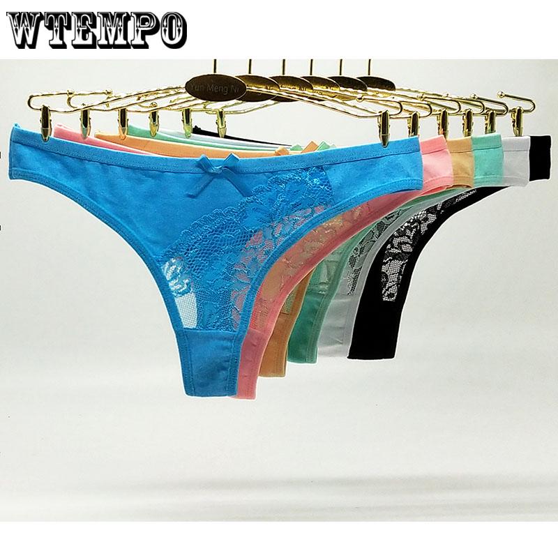 6 Pcs/Lot Sexy Lace Transparent Cotton Thong Underwear Women Panties Briefs G-String Ladies XL
6 Pcs/Lot Sexy Lace Transparent Cotton Thong Underwear Women Panties Briefs G-String Ladies XL