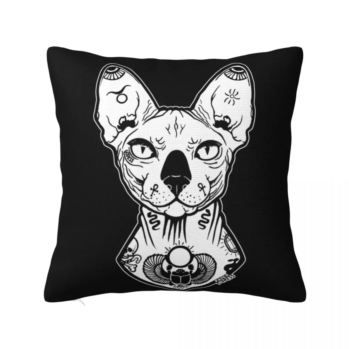 Sphynx Cat Pillow Case sphynx tattooed Polyester Bedroom Pillowcase Zipper Spring Retro Cover 12x12Inch
Sphynx Cat Pillow Case sphynx tattooed Polyester Bedroom Pillowcase Zipper Spring Retro Cover 12x12Inch