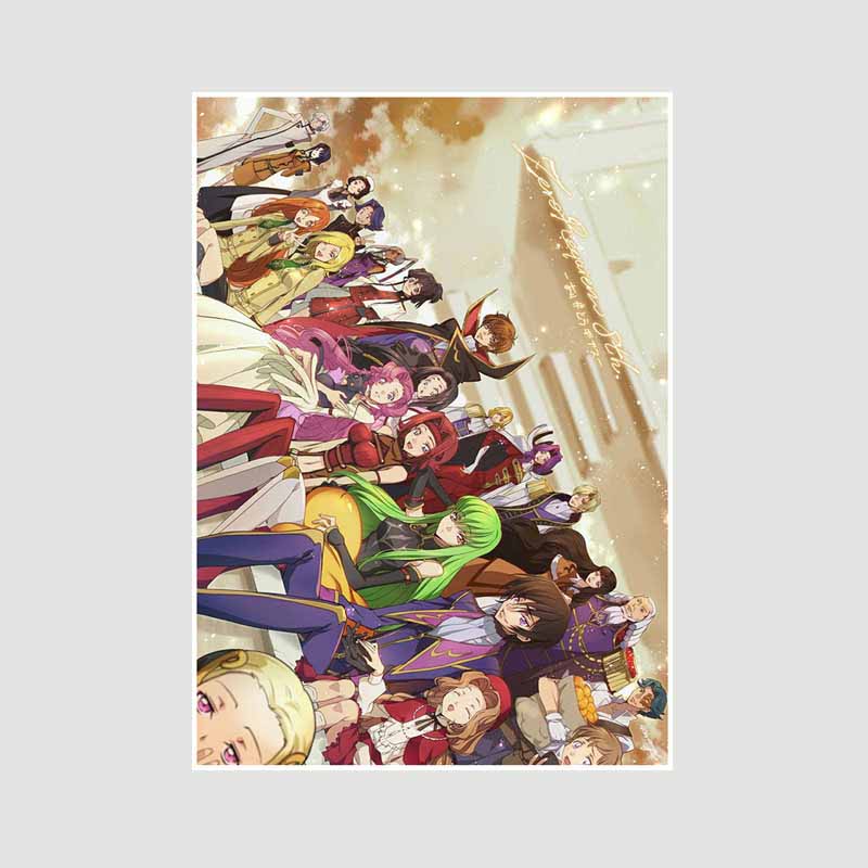 White Paper Класичне аніме Code Geass Lelouch of The Rebellion Плакат Ретро Плакати та принти Малюнок Wall Art Decor DIY Home Room Decor Painting 42x30cm
White Paper Класичне аніме Code Geass Lelouch of The Rebellion Плакат Ретро Плакати та принти Малюнок Wall Art Decor DIY Home Room Decor Painting 42x30cm