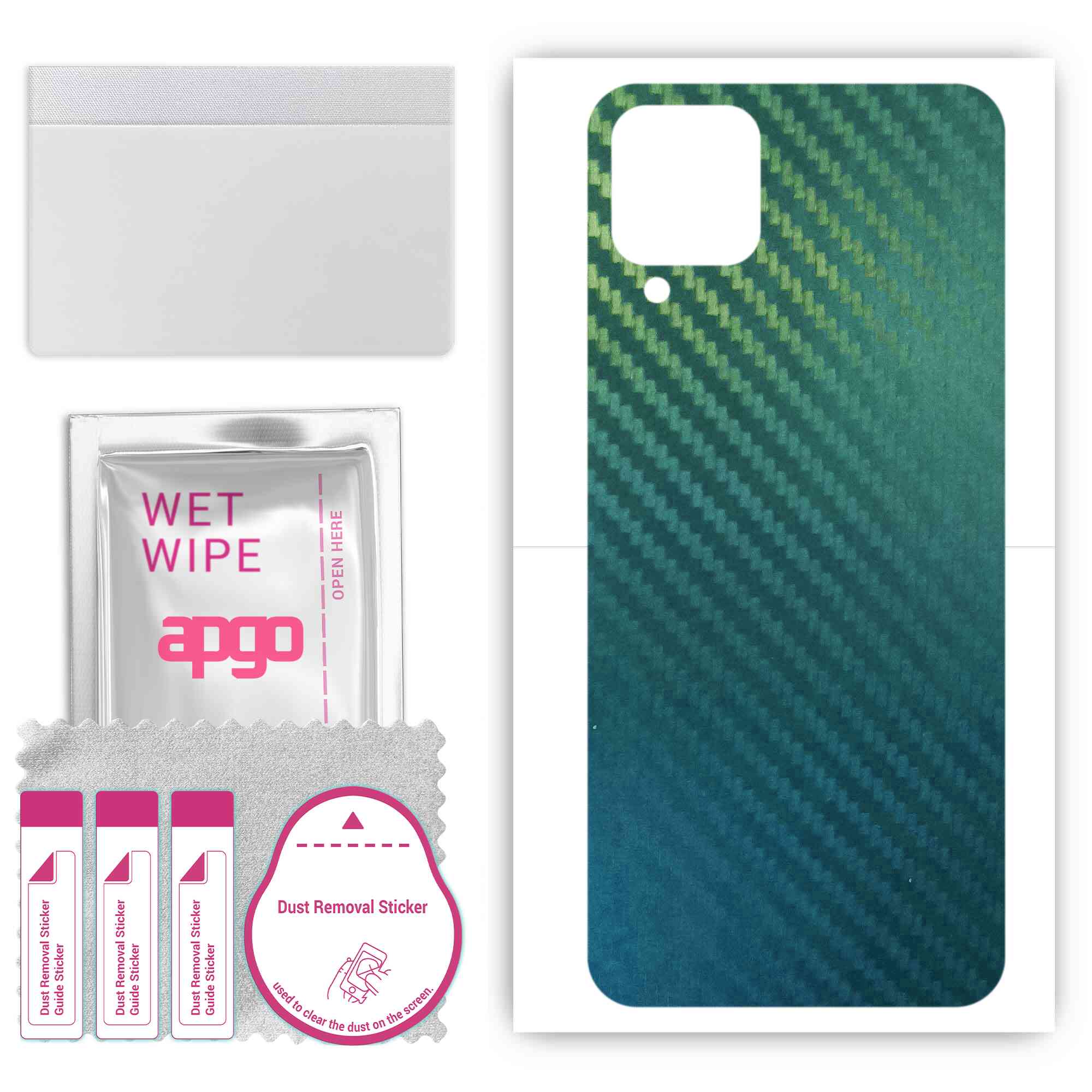 apgo Захисна наклейка для задньої панелі, сумісна з Samsung Galaxy F22, Wrap Film, Foil, Vinyl - Pattern Carbon Chameleon CAKA1
apgo Захисна наклейка для задньої панелі, сумісна з Samsung Galaxy F22, Wrap Film, Foil, Vinyl - Pattern Carbon Chameleon CAKA1