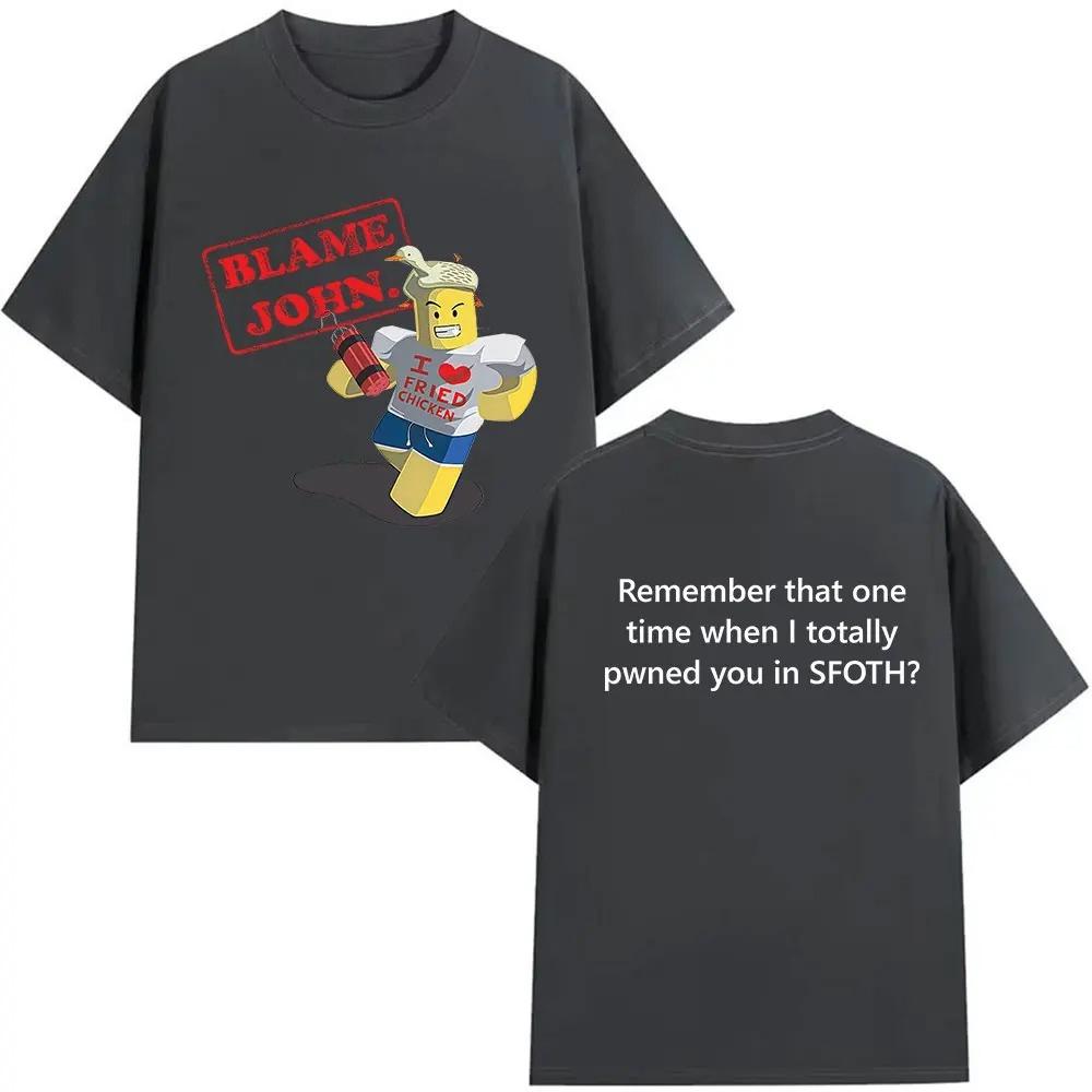 Смешная футболка с мемом «Виноват Джон» Shedletsky Forsaken Принт Футболки с коротким рукавом Мужские Женские Повседневные Хлопковые Высококачественные Футболки Топы 4XL
Смешная футболка с мемом «Виноват Джон» Shedletsky Forsaken Принт Футболки с коротким рукавом Мужские Женские Повседневные Хлопковые Высококачественные Футболки Топы 4XL