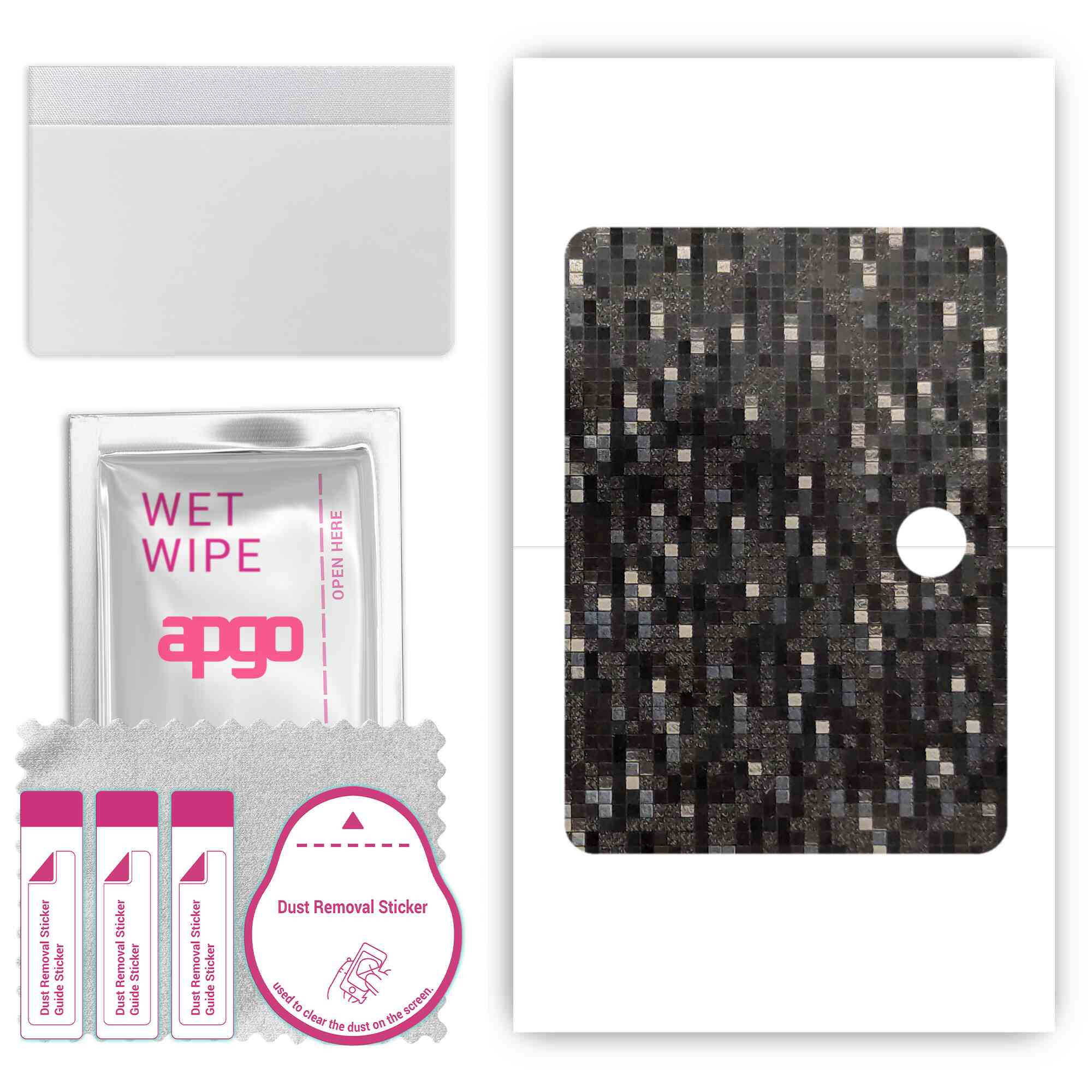 apgo Protective Skin Sticker for the back compatible with OnePlus Pad, Wrap Film, Foil, Vinyl - Pattern Carbon Black Pixel
apgo Protective Skin Sticker for the back compatible with OnePlus Pad, Wrap Film, Foil, Vinyl - Pattern Carbon Black Pixel