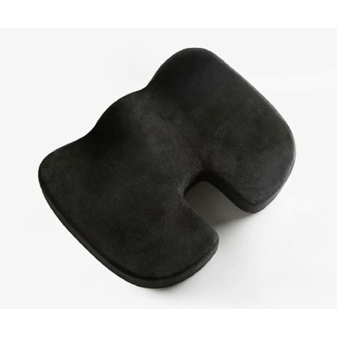 Автомобильная U-образная подушка для сиденья, гель, новая дорожная дышащая подушка для сиденья, ортопедическая подушка для копчика, пена с эффектом памяти, U-образная подушка для массажного кресла, подушка для сиденья чёрный