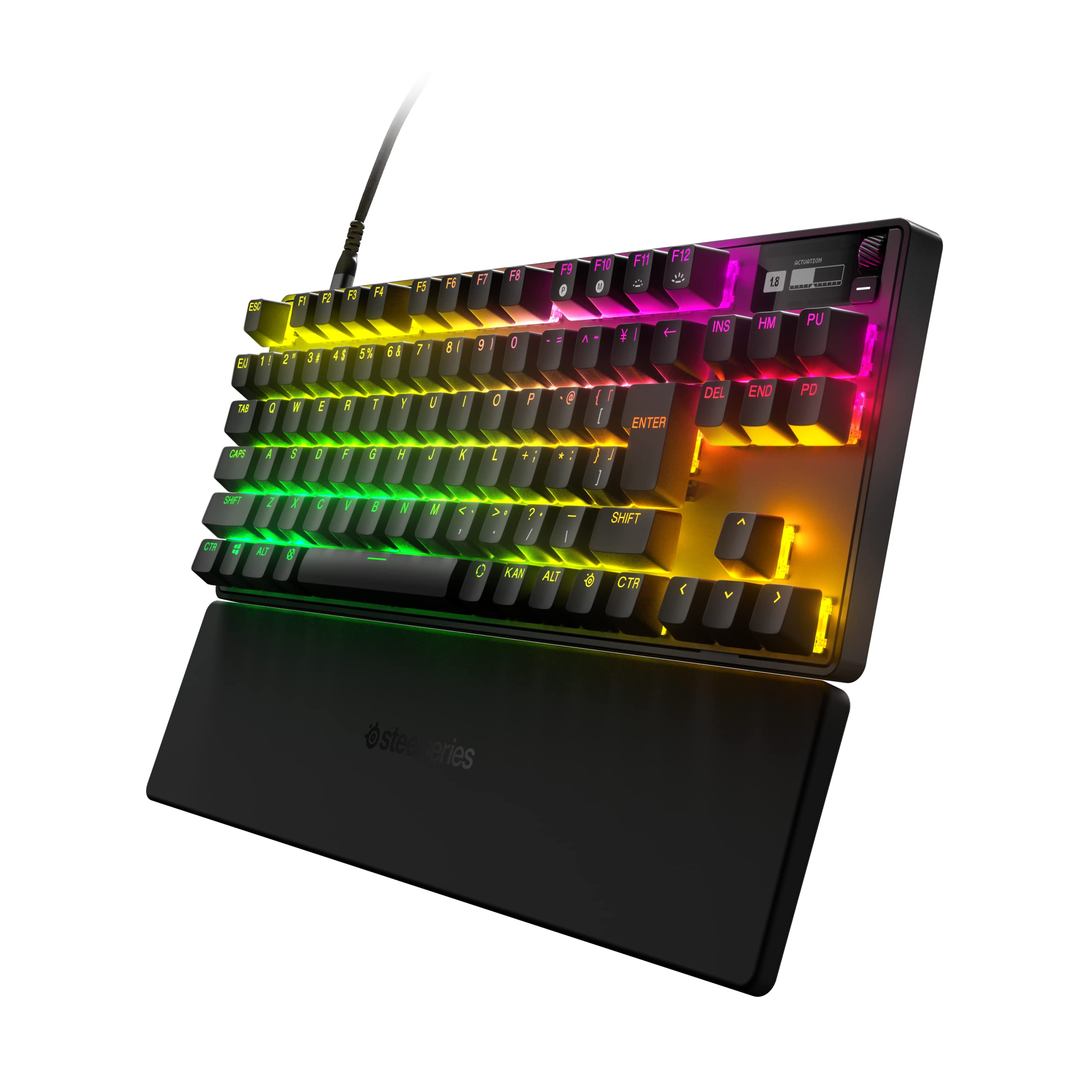 SteelSeries Gaming Keyboard Tenkeyless Wired Japanese Layout OmniPoint Switch Equipped with Organic EL Display Apex Pro TKL (2023) 64861 Black
SteelSeries Gaming Keyboard Tenkeyless Wired Japanese Layout OmniPoint Switch Equipped with Organic EL Display Apex Pro TKL (2023) 64861 Black