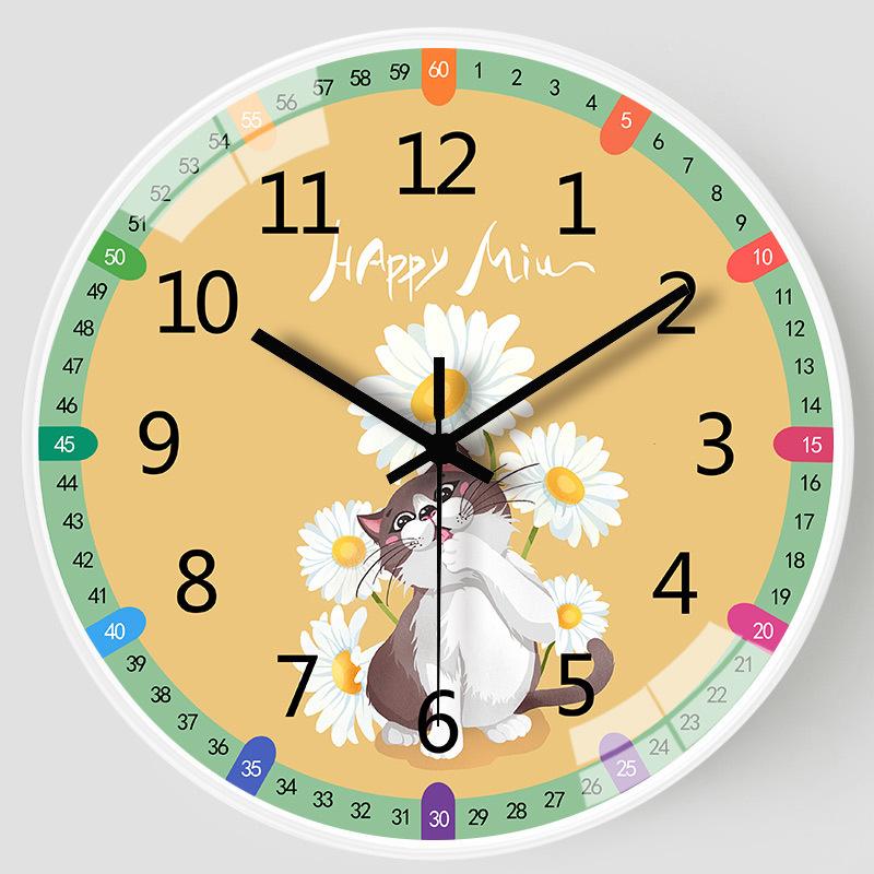 8-inch 20cm early education fun cat wall clock children s room creative digital enlightenment mute learning clock
8-inch 20cm early education fun cat wall clock children s room creative digital enlightenment mute learning clock
