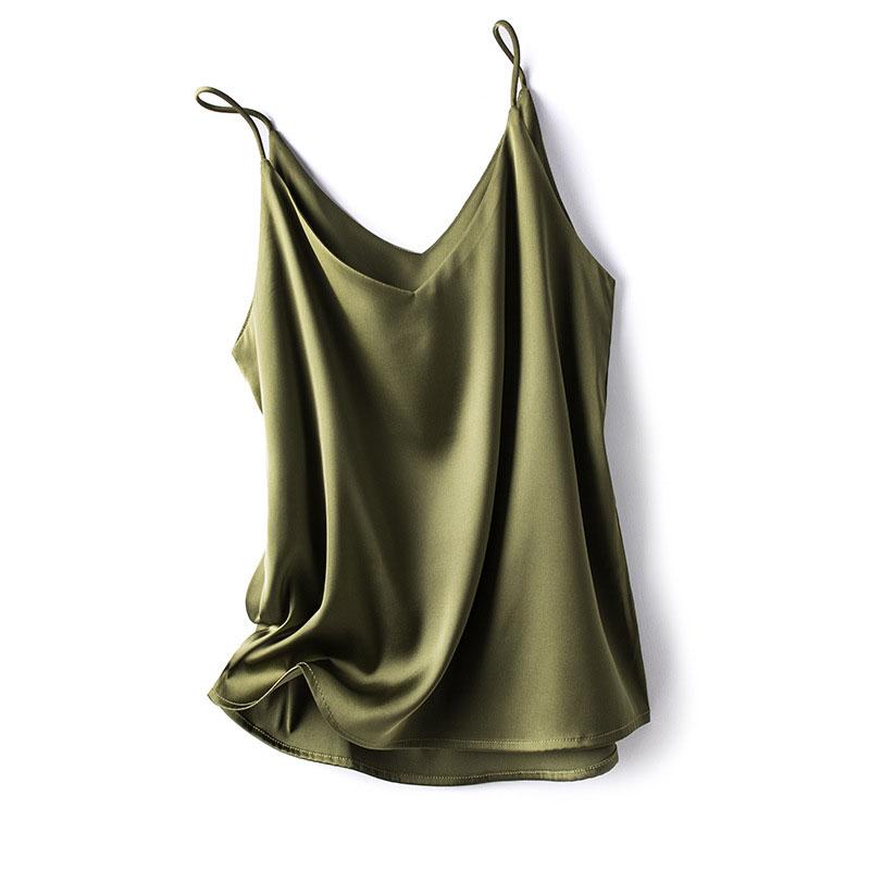 Женский топ-майка без рукавов с V-образным вырезом, внутренняя часть из смеси атласа и ацетата, элегантный стиль с костюмом для летней моды XL
Женский топ-майка без рукавов с V-образным вырезом, внутренняя часть из смеси атласа и ацетата, элегантный стиль с костюмом для летней моды XL