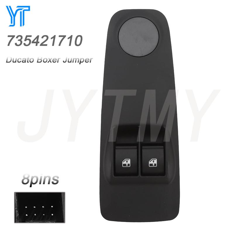 For Ducato Boxer Jumper Front Left Electric Power Window Control Switch Glass Adjust Lifter Button Car Accessories 735421710
For Ducato Boxer Jumper Front Left Electric Power Window Control Switch Glass Adjust Lifter Button Car Accessories 735421710