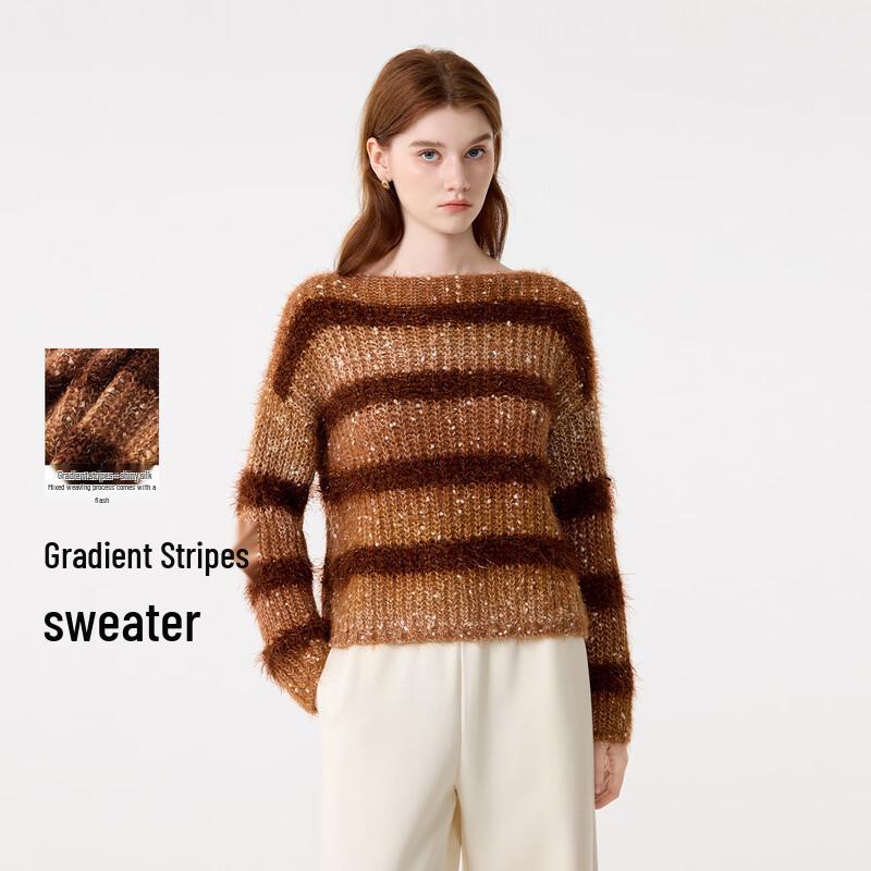 FivePlus Winter Gradient Stripe Knit Sweater One Size
FivePlus Winter Gradient Stripe Knit Sweater One Size