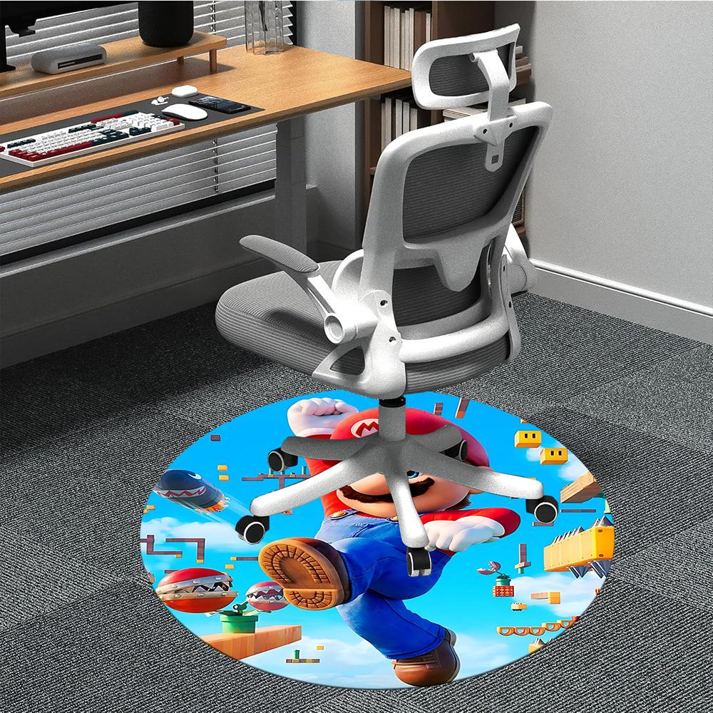 1pc Mario Adventure Office Round Area Rug, Under Office Chairs Bedroom Living Room Home Decor, Room Decoa1016243 80cm by 80cm
1pc Mario Adventure Office Round Area Rug, Under Office Chairs Bedroom Living Room Home Decor, Room Decoa1016243 80cm by 80cm