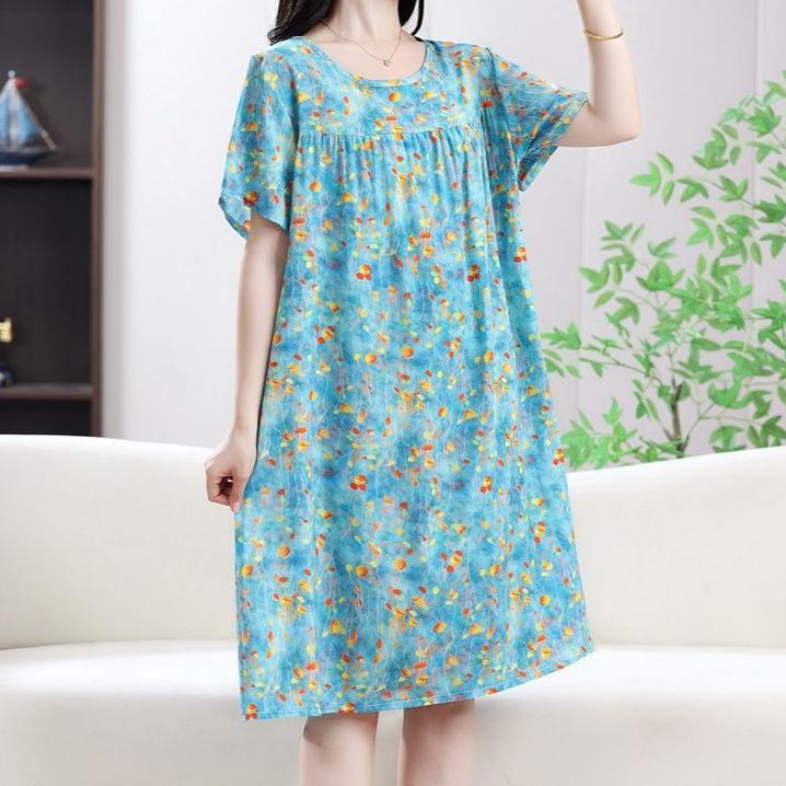 New Womens Nightgowns Cotton Silk Nightdress Summer Casual Loose Sleepshirt Plus Size Comfortable Lounge Wear XXXL
New Womens Nightgowns Cotton Silk Nightdress Summer Casual Loose Sleepshirt Plus Size Comfortable Lounge Wear XXXL