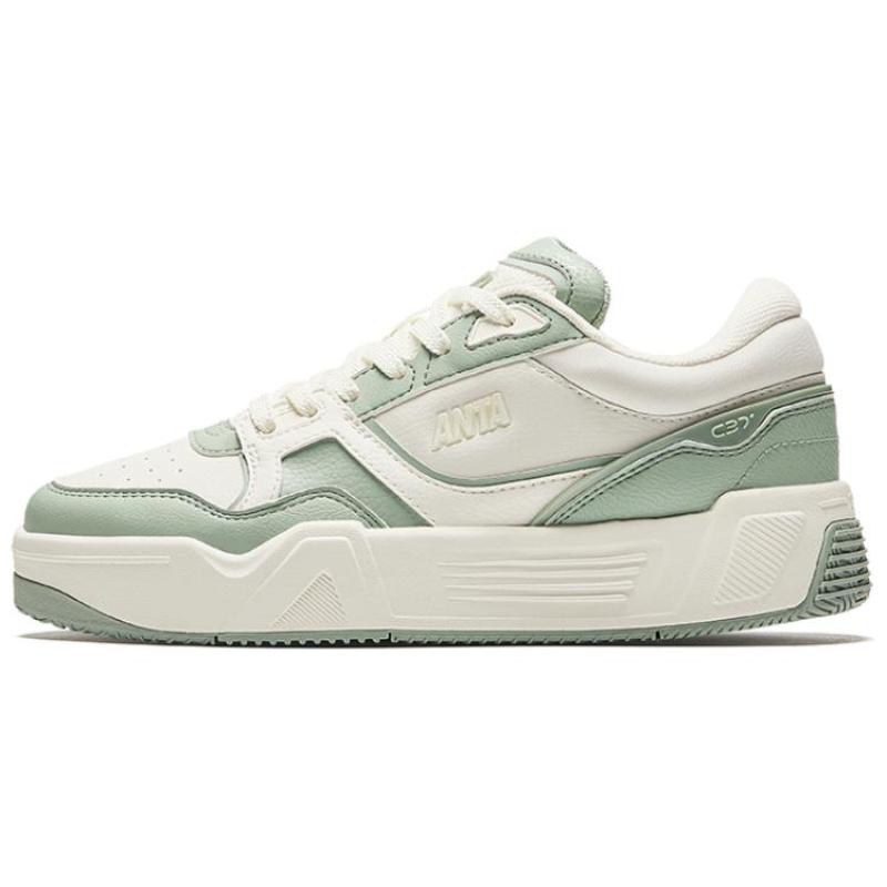 Anta C37 Series Abrasion Resistant Breathable Low top Skateboard Shoes Women s White Green Sneakers 122438024-2 36
Anta C37 Series Abrasion Resistant Breathable Low top Skateboard Shoes Women s White Green Sneakers 122438024-2 36