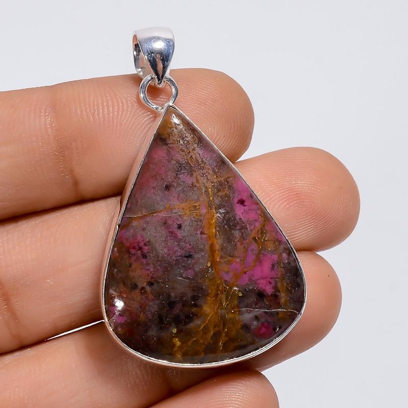 Excellent Top Grade Qualite 100% Natural Cobalt Calcite Pear Shape Ethnic Style Handmade Jewelry 925 Steling Silver Pendant 1.6 WSJ-5024 1.6
Excellent Top Grade Qualite 100% Natural Cobalt Calcite Pear Shape Ethnic Style Handmade Jewelry 925 Steling Silver Pendant 1.6 WSJ-5024 1.6