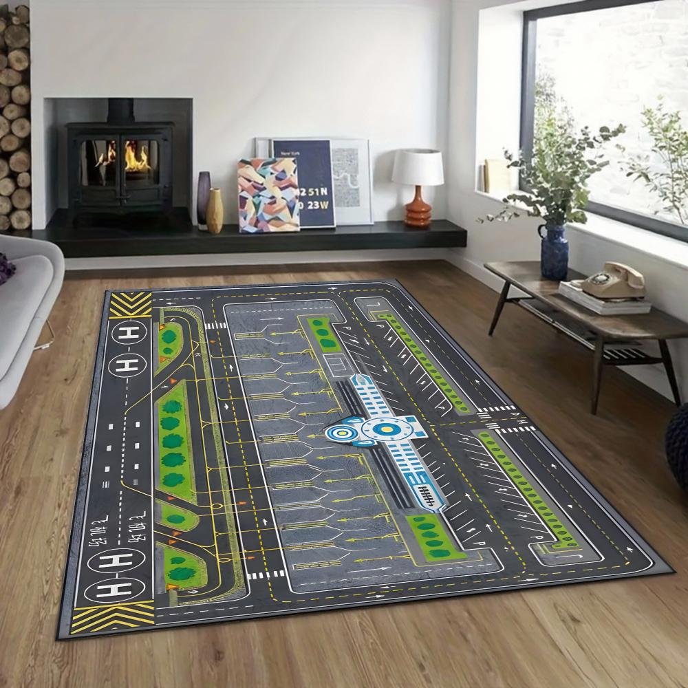 Kids Airport Runway Carpet Play Rug Mat for Living Room Game Area Home Decoration Rugs for Bedroom Living Room Decoration Rugs 40X60CM
Kids Airport Runway Carpet Play Rug Mat for Living Room Game Area Home Decoration Rugs for Bedroom Living Room Decoration Rugs 40X60CM