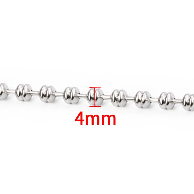 Цепочка из нержавеющей стали с бусинами для изготовления украшений своими руками: Модные дизайнерские аксессуары: ожерелье и браслет
Цепочка из нержавеющей стали с бусинами для изготовления украшений своими руками: Модные дизайнерские аксессуары: ожерелье и браслет