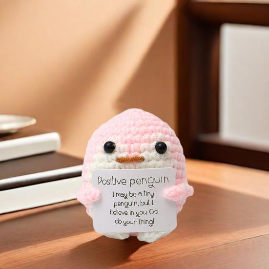 Yousheng Positive Crochet Doll Handmade Crocheted Emotional Support Positive Animal Tabletop Ornament Birthday Gift for Family Friends Kids чёрный
Yousheng Positive Crochet Doll Handmade Crocheted Emotional Support Positive Animal Tabletop Ornament Birthday Gift for Family Friends Kids чёрный