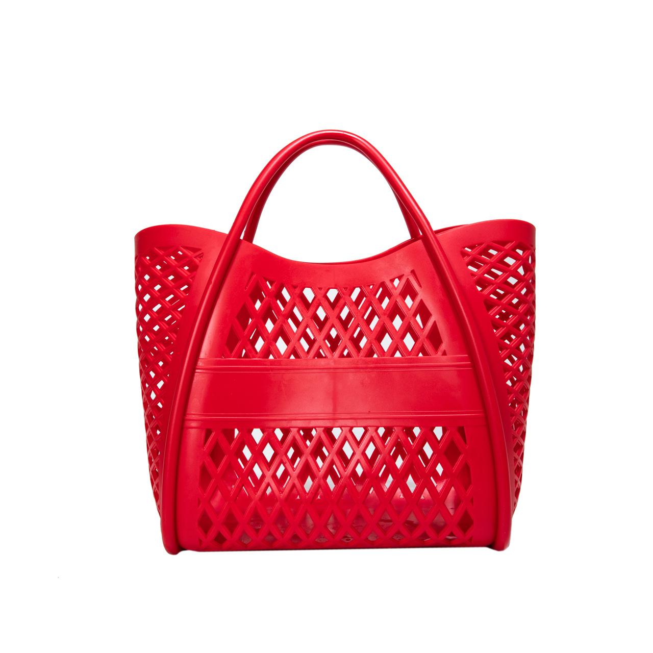 Personalized student bathing and bathing vegetable basket bag waterproof storage large capacity hollow plastic handbag female червоний
Personalized student bathing and bathing vegetable basket bag waterproof storage large capacity hollow plastic handbag female червоний