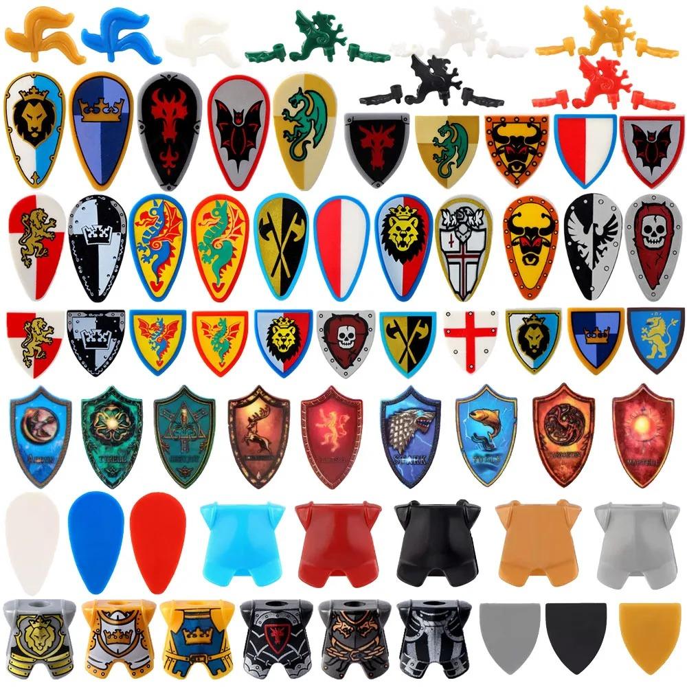 Medieval Figures Military Accessory MOC Building Block Knight Soldier Shield Armor Weapon Feather Army Mini Brick Toys Gift K008
Medieval Figures Military Accessory MOC Building Block Knight Soldier Shield Armor Weapon Feather Army Mini Brick Toys Gift K008