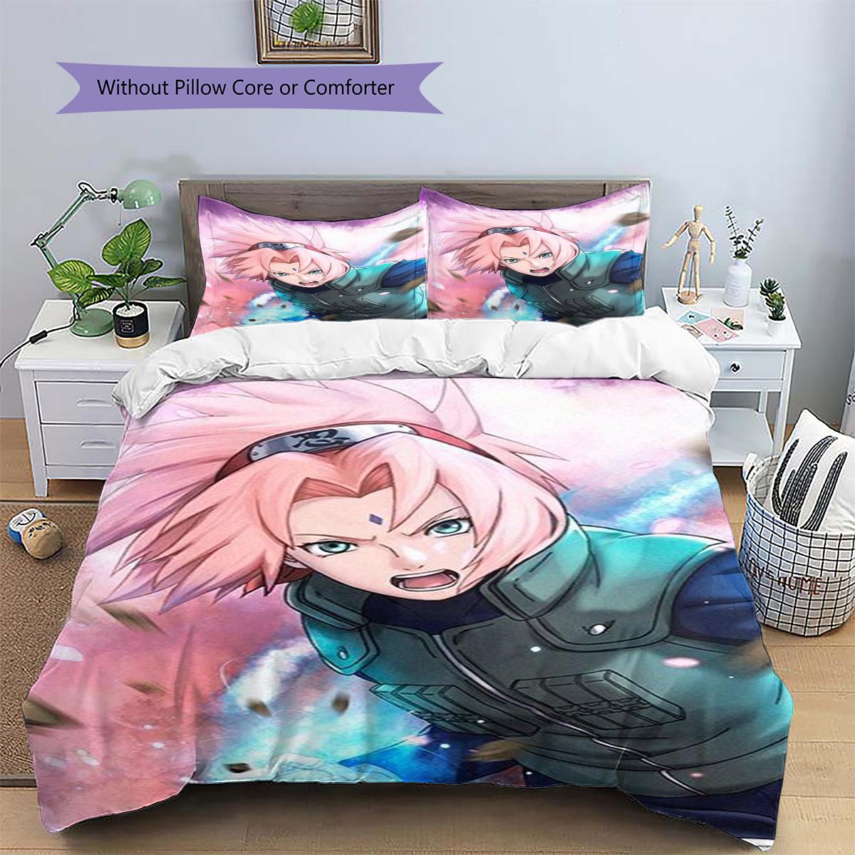 Sakura Haruno Patterned Pillowcase & Duvet Cover Set Anime Character Gift Bedding for Bedroom Nice Gift.-TING 135x200cm
Sakura Haruno Patterned Pillowcase & Duvet Cover Set Anime Character Gift Bedding for Bedroom Nice Gift.-TING 135x200cm