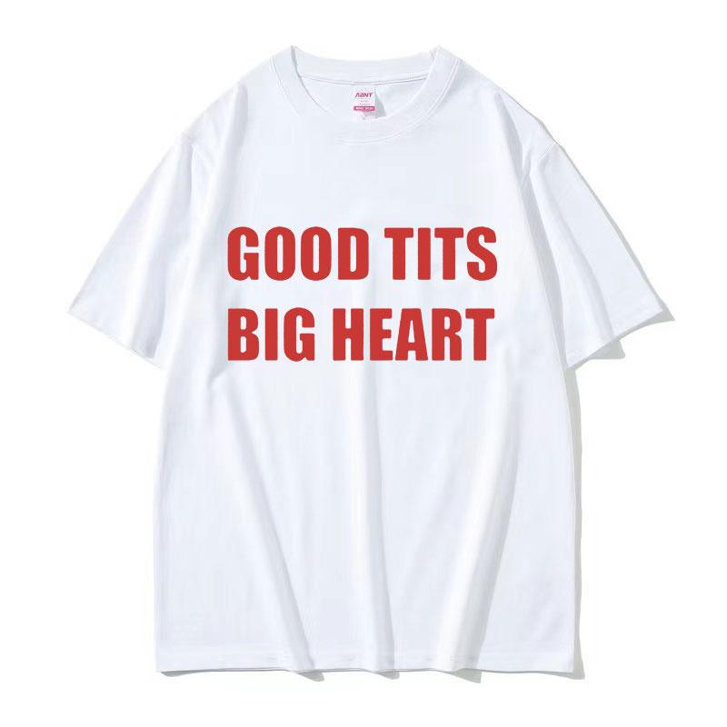 Good Tits Big Heart Renee Rapp Graphic T Shirt Men Women Vintage Harajuku Fashion Tshirts Summer 100 Cotton Oversized TShirt 4XL
Good Tits Big Heart Renee Rapp Graphic T Shirt Men Women Vintage Harajuku Fashion Tshirts Summer 100 Cotton Oversized TShirt 4XL