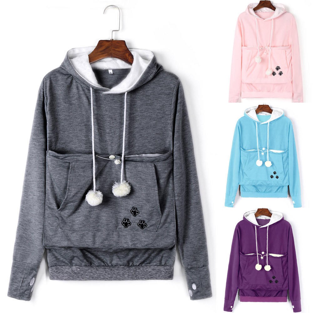 Pet Dog Cat Holder Carrier Coat Pouch Large Pocket Hoodie Top 
Pet Dog Cat Holder Carrier Coat Pouch Large Pocket Hoodie Top