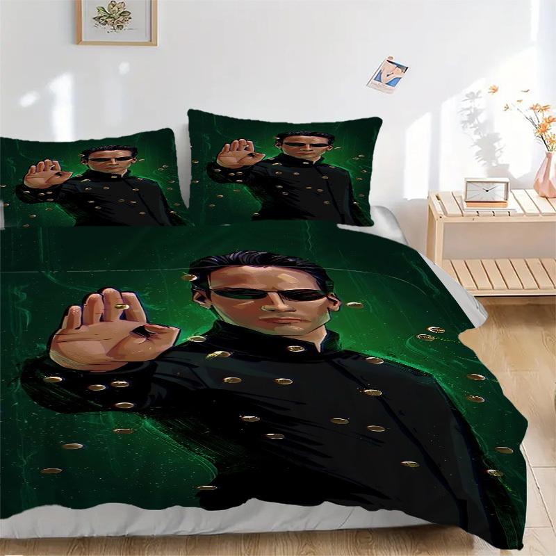 3pcs Matrix, Neo Duvet Cover Set, 1 Duvet Cover + 2 Pillowcases (No Insert), High-Definition Print for All Seasons,Durable yy251103015 135x200cm
3pcs Matrix, Neo Duvet Cover Set, 1 Duvet Cover + 2 Pillowcases (No Insert), High-Definition Print for All Seasons,Durable yy251103015 135x200cm