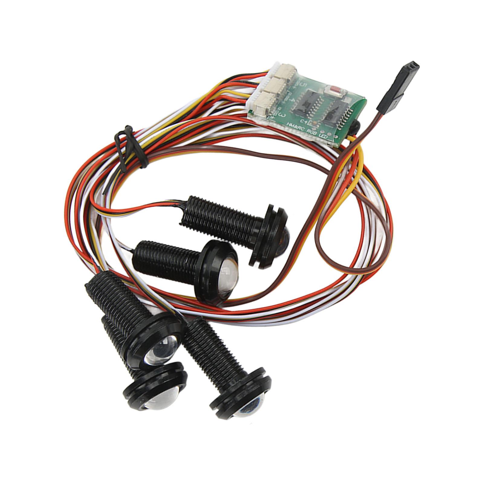RC Headlight 10 Modes High Brightness Replacement LED Front Lamp for Traxxas Slash 2wd 4wd 1/10 RC Car
RC Headlight 10 Modes High Brightness Replacement LED Front Lamp for Traxxas Slash 2wd 4wd 1/10 RC Car