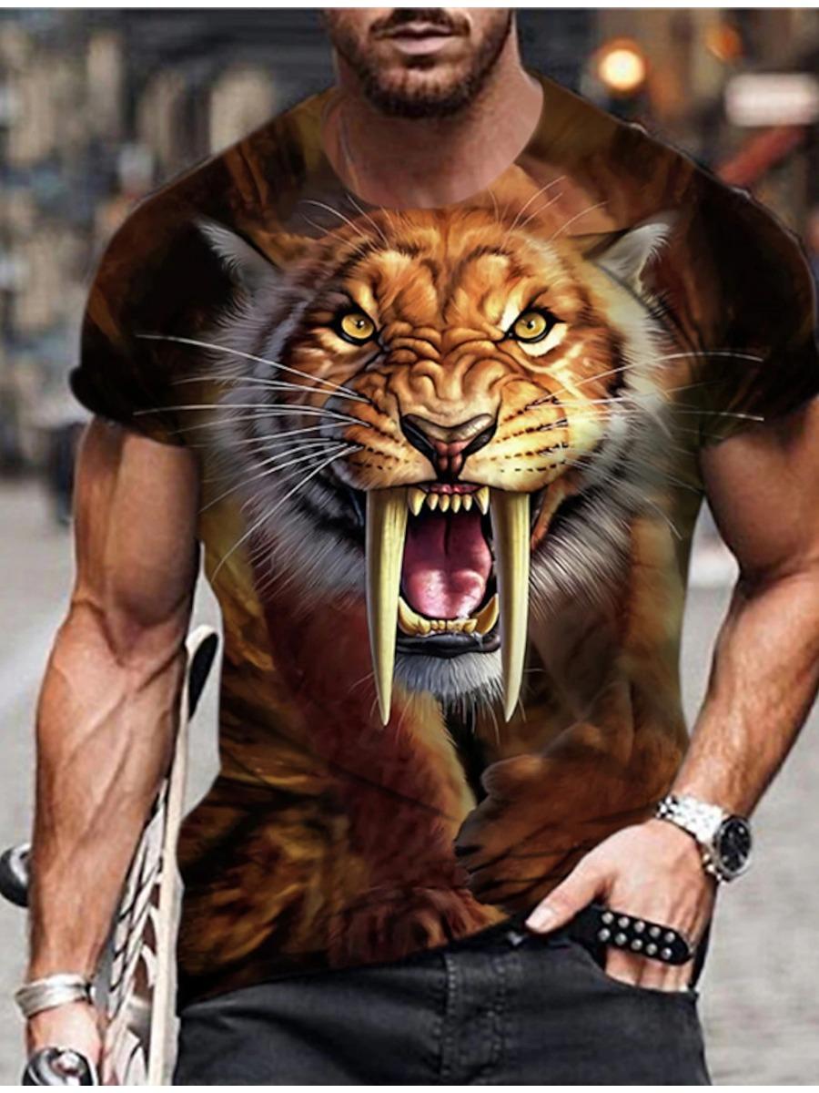 Мужская футболка с рисунком животного 3D Barbarian Bear с коротким рукавом, модная персонализированная футболка, свободная футболка большого размера, мужская одежда 6XL
Мужская футболка с рисунком животного 3D Barbarian Bear с коротким рукавом, модная персонализированная футболка, свободная футболка большого размера, мужская одежда 6XL