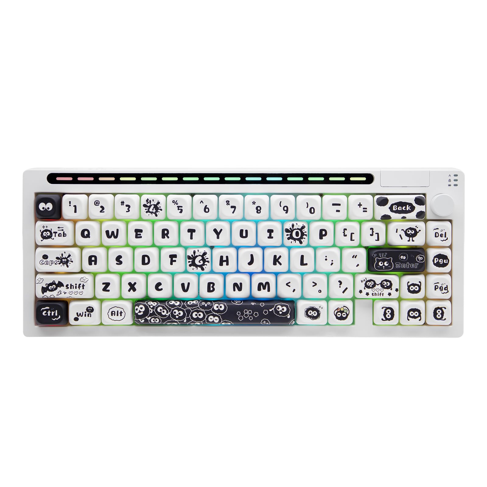OUSEITECH R66 Механічна клавіатура Гаряча заміна клавіатури Tenkeyless Ігрова клавіатура Структура прокладки Ручка підсвічування RGB з розумним дисплеєм 66 клавіш
OUSEITECH R66 Механічна клавіатура Гаряча заміна клавіатури Tenkeyless Ігрова клавіатура Структура прокладки Ручка підсвічування RGB з розумним дисплеєм 66 клавіш