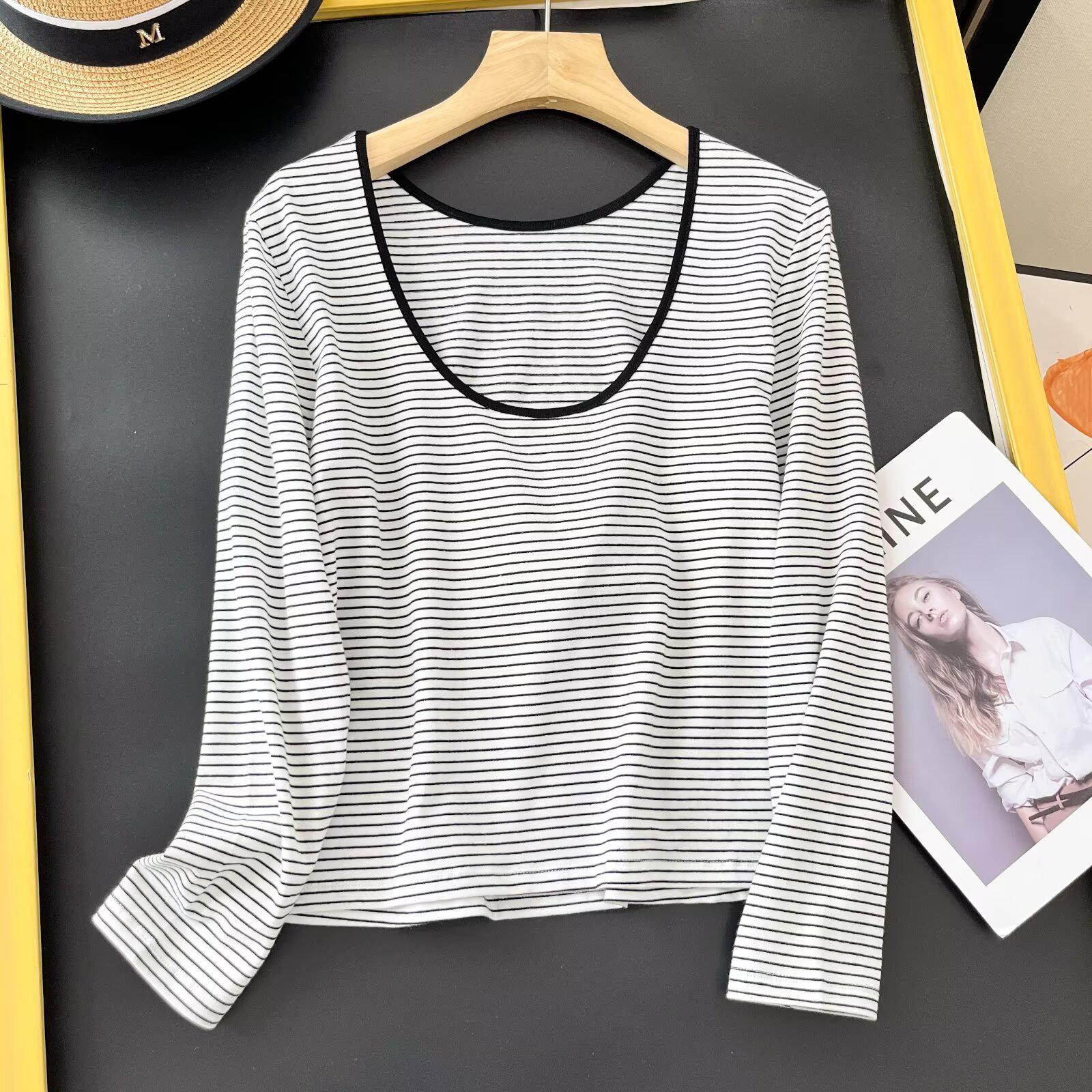 Spring 2025 Women s Slim Fit Striped Long Sleeve Shirt - Elegant & Versatile Casual Wear Large
Spring 2025 Women s Slim Fit Striped Long Sleeve Shirt - Elegant & Versatile Casual Wear Large