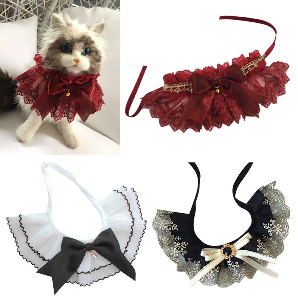 Fashion Dog saliva towel Cat Necklace Dog Neckerchief Pearl Collar Puppy String Bib Lace Bowknot
Fashion Dog saliva towel Cat Necklace Dog Neckerchief Pearl Collar Puppy String Bib Lace Bowknot
