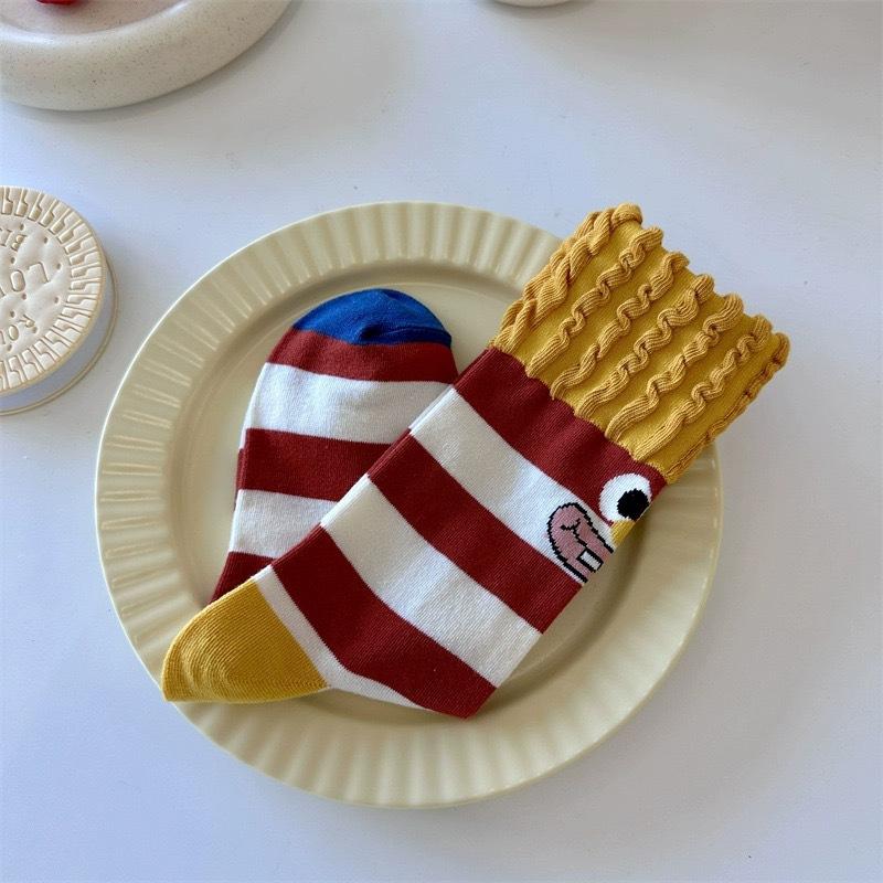 French Fries Socks Spring And Autumn Cute Cartoon Tube Socks Joint Tide Internet Celebrity Stockings Pure Cotton Casual One size fits all
French Fries Socks Spring And Autumn Cute Cartoon Tube Socks Joint Tide Internet Celebrity Stockings Pure Cotton Casual One size fits all