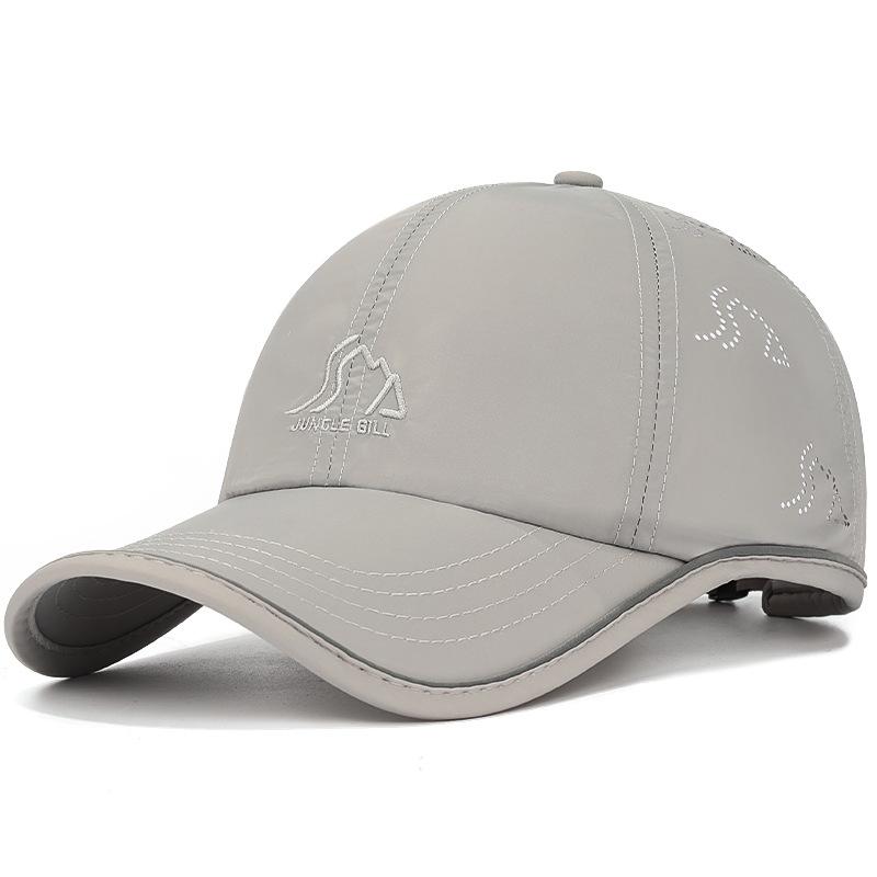 Summer Quick-Dry Baseball Cap Embroidered Perforated Sport Cap світло-сірий колір
Summer Quick-Dry Baseball Cap Embroidered Perforated Sport Cap світло-сірий колір