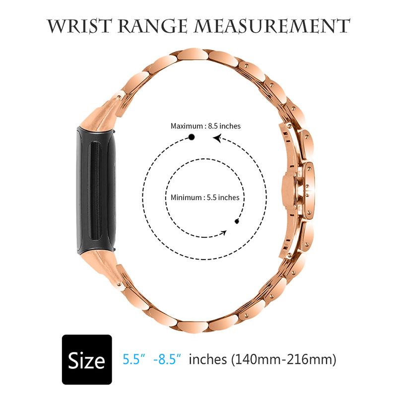 7 Beads Stainless Steel Breathable Replacement Wrist Strap Watch Band for Fitbit Charge 6/5 Rose Gold Splicing
7 Beads Stainless Steel Breathable Replacement Wrist Strap Watch Band for Fitbit Charge 6/5 Rose Gold Splicing
