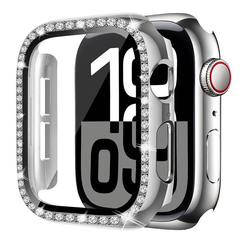 Apple S10/11 Protective Rhinestone Case, 42/46mm, Single Row Hollow Design. 46mm срібний
Apple S10/11 Protective Rhinestone Case, 42/46mm, Single Row Hollow Design. 46mm срібний