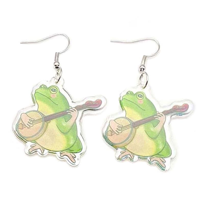 Милые серьги-капли в виде лягушки, акриловые серьги-подвески, оригинальные серьги-капли, серьги-подвески, подвеска для уха, акриловый материал для подростков
Милые серьги-капли в виде лягушки, акриловые серьги-подвески, оригинальные серьги-капли, серьги-подвески, подвеска для уха, акриловый материал для подростков