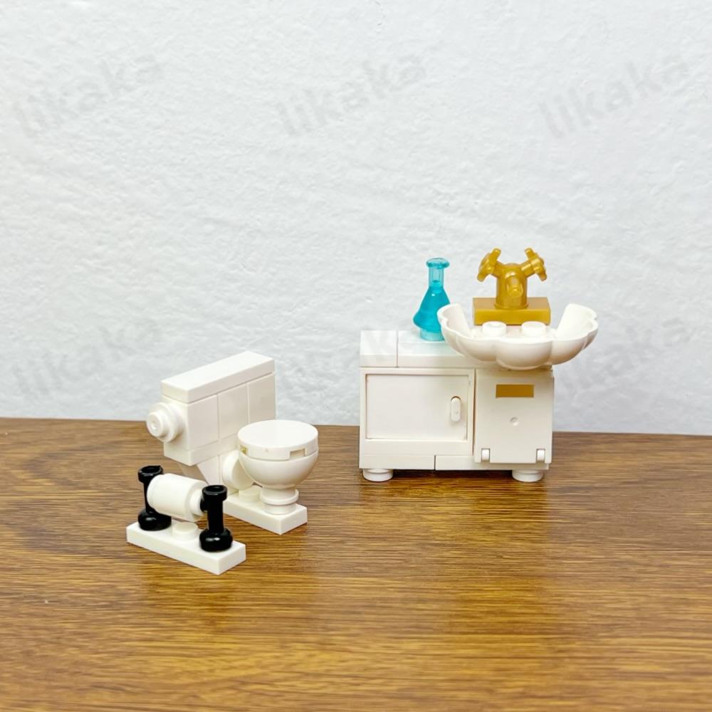 MOC House Furniture Blocks Compatible City Kitchen Bedroom Building Blocks Set DIY Kids Toys Bed Sofa Toys for Children Gifts
MOC House Furniture Blocks Compatible City Kitchen Bedroom Building Blocks Set DIY Kids Toys Bed Sofa Toys for Children Gifts
