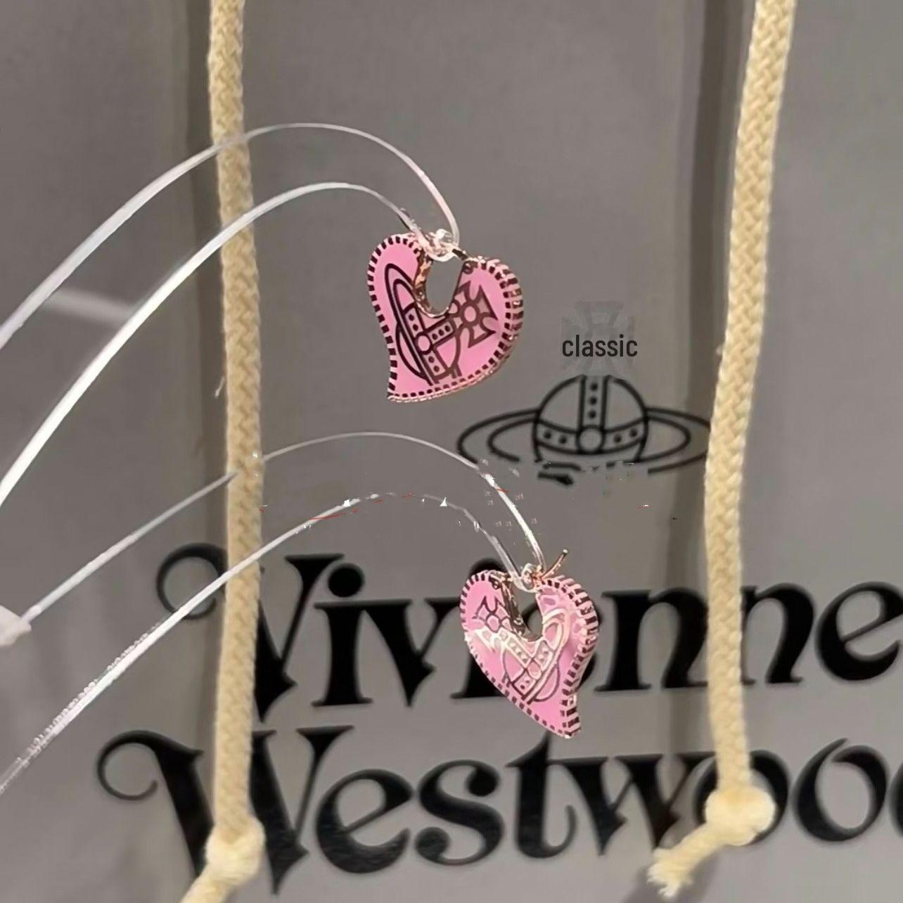 Серьги Xijia Vivian Retro Enamel Pink Heart Saturn - Милый и классный нишевый дизайн розовый
Серьги Xijia Vivian Retro Enamel Pink Heart Saturn - Милый и классный нишевый дизайн розовый