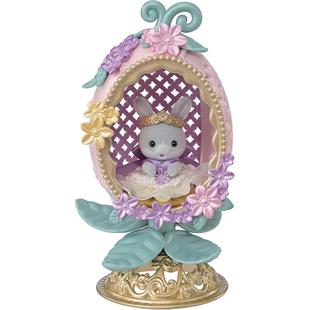 Sylvanian Families Floral Egg Rabbit Doll Toy for Dollhouse 8 Years and Up
Sylvanian Families Floral Egg Rabbit Doll Toy for Dollhouse 8 Years and Up
