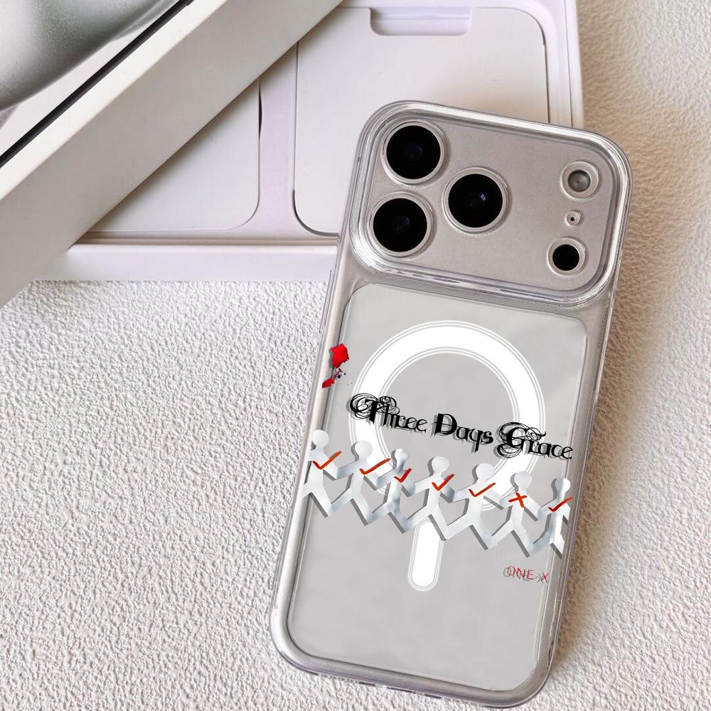 Fashion T-Three Days Grace Phone Case For iPhone 17 16 15 14 13 12 Pro Max Plus With Magnetic Crystal Clear Case Wireless Charge iPhone 16 Pro Max
Fashion T-Three Days Grace Phone Case For iPhone 17 16 15 14 13 12 Pro Max Plus With Magnetic Crystal Clear Case Wireless Charge iPhone 16 Pro Max