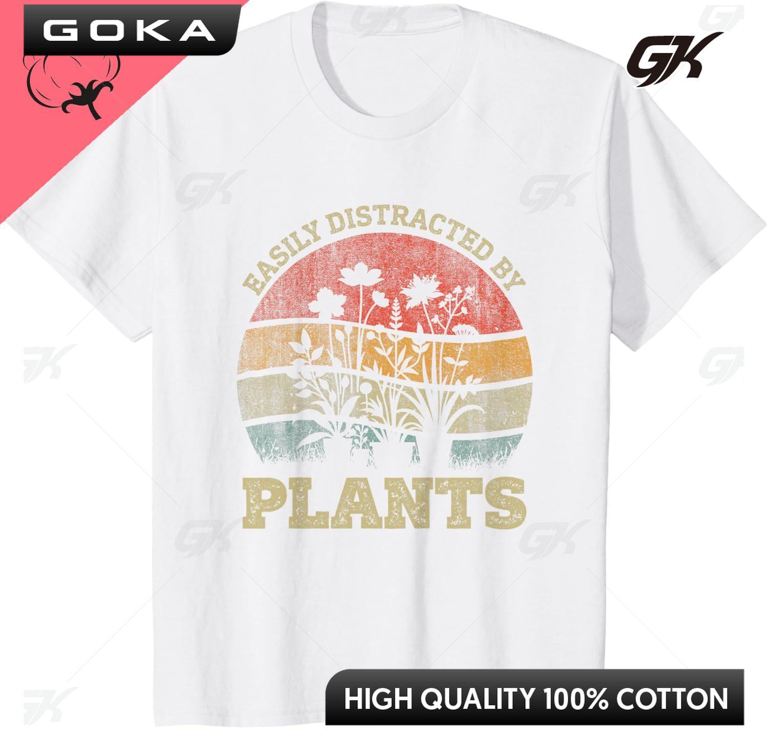 Retro Vintage Easily Distracted By Plants for Plants Lover TShirt Cotton Casual Print Original Design Y2K T Shirts Camisas 4XL
Retro Vintage Easily Distracted By Plants for Plants Lover TShirt Cotton Casual Print Original Design Y2K T Shirts Camisas 4XL