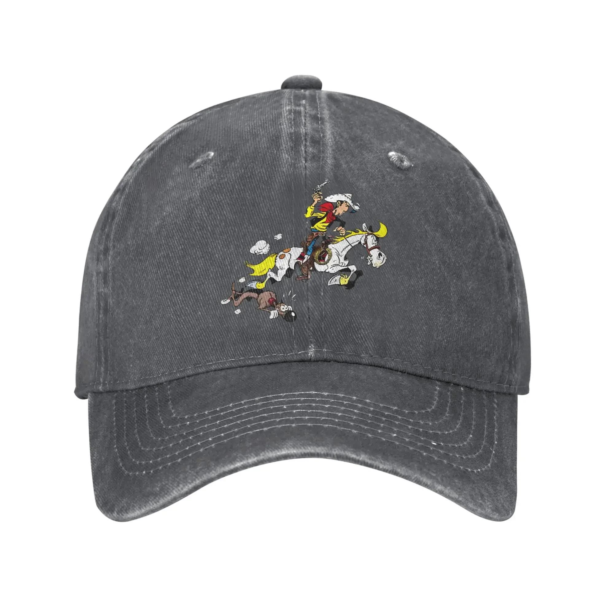 Casual Lucky Luke Funny Comedy Cartoon Baseball Cap Men Women Distressed Denim Washed Sun Cap Cowboy Outdoor Adjustable Caps Hat Adjustable
Casual Lucky Luke Funny Comedy Cartoon Baseball Cap Men Women Distressed Denim Washed Sun Cap Cowboy Outdoor Adjustable Caps Hat Adjustable