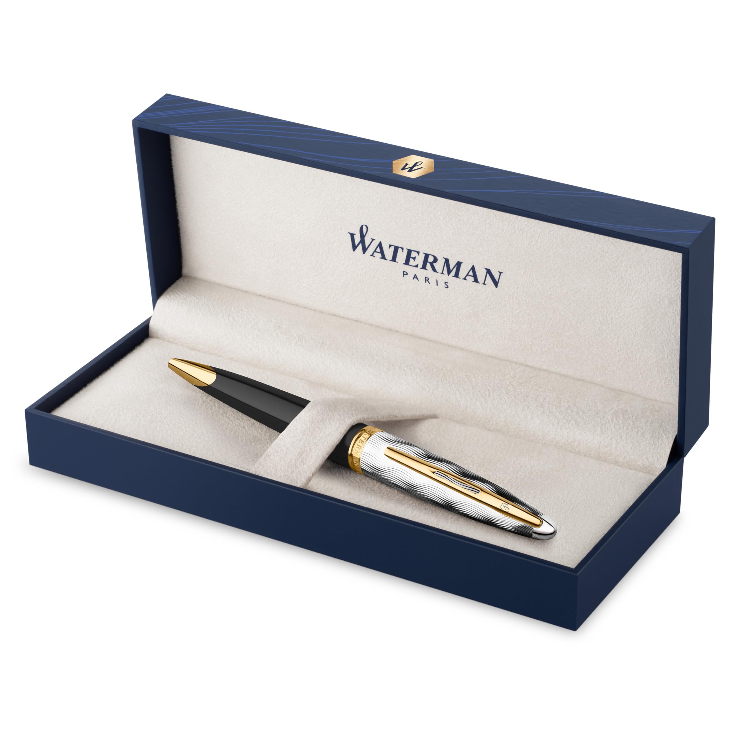 WATERMAN Кулькова ручка Karen Deluxe Reflection of Paris GT Medium Point Gift Box Gift Luxury Regular Import 2200946 На масляній основі
WATERMAN Кулькова ручка Karen Deluxe Reflection of Paris GT Medium Point Gift Box Gift Luxury Regular Import 2200946 На масляній основі